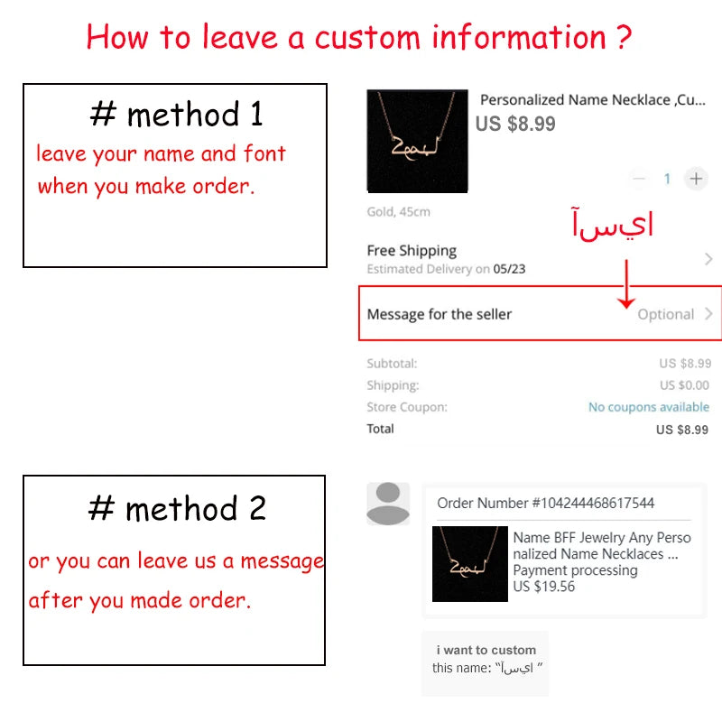 Custom Arabic Name Necklaces For Women Stainless Steel Chain Personalized Arabic Name Necklace Islamic Jewelry Bijoux Femme