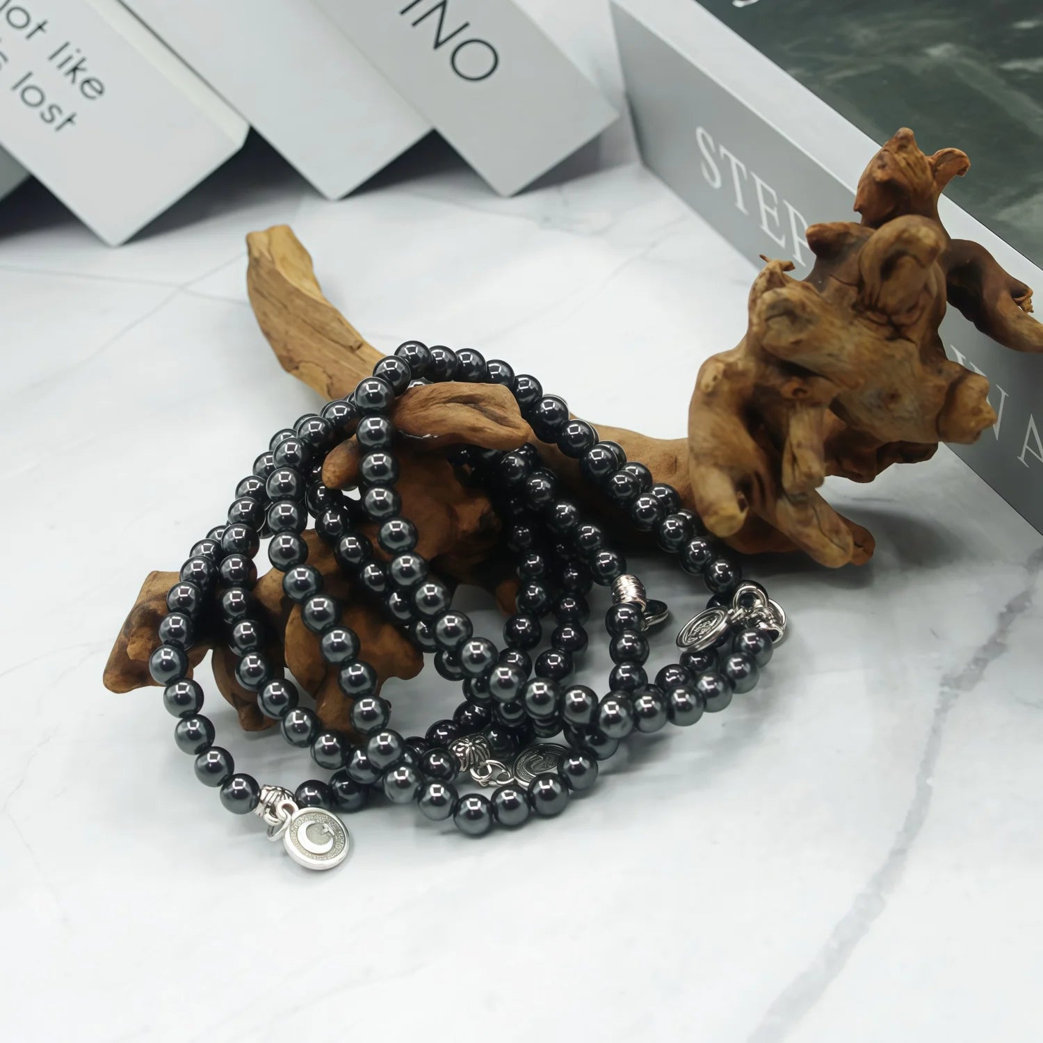 Prayer Beads Bracelet 33-Bead Tasbih Hematite Bracelets Islamic Jewelry Muslim Gifts Dhikr Beads Eid Gifts Ramadan