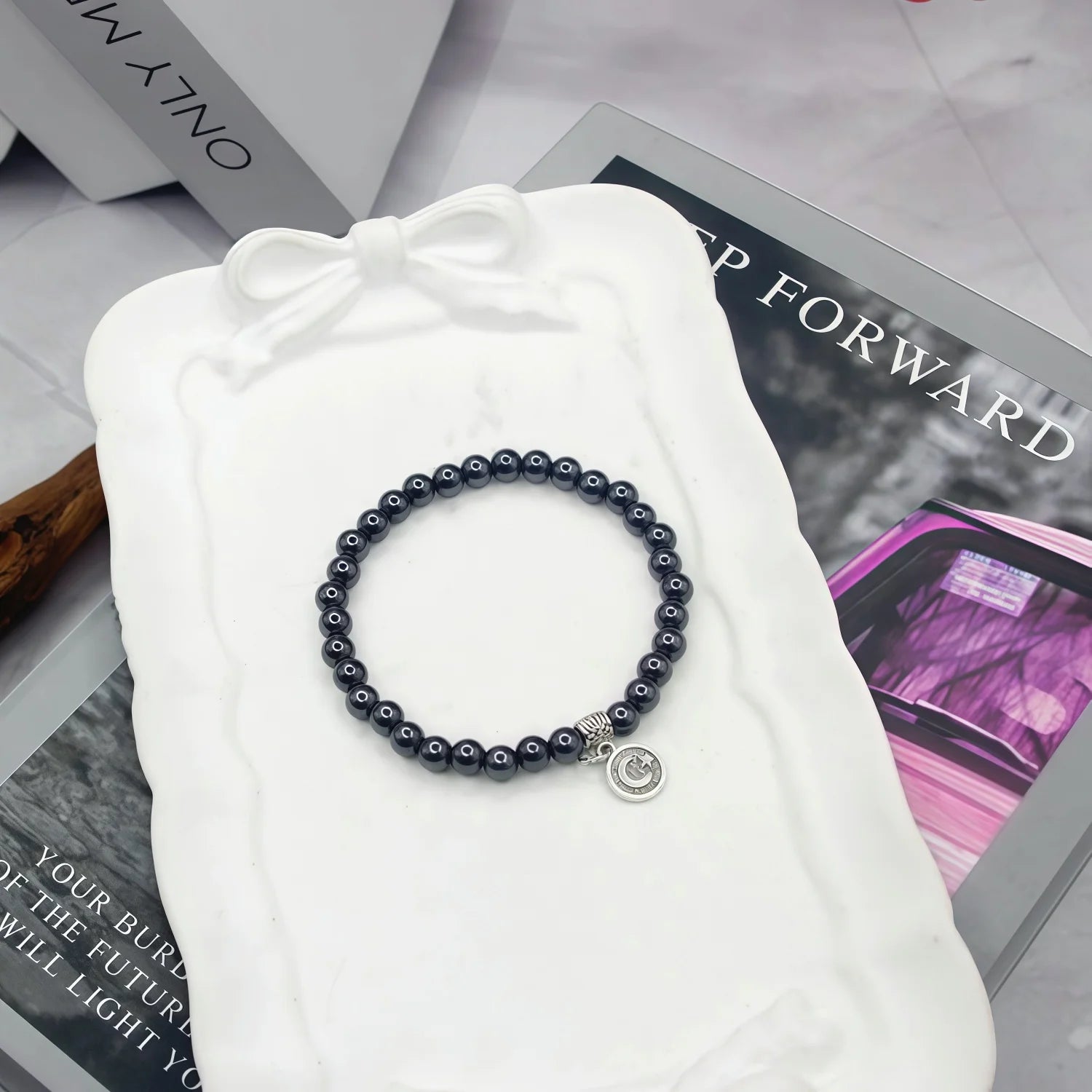 Prayer Beads Bracelet 33-Bead Tasbih Hematite Bracelets Islamic Jewelry Muslim Gifts Dhikr Beads Eid Gifts Ramadan