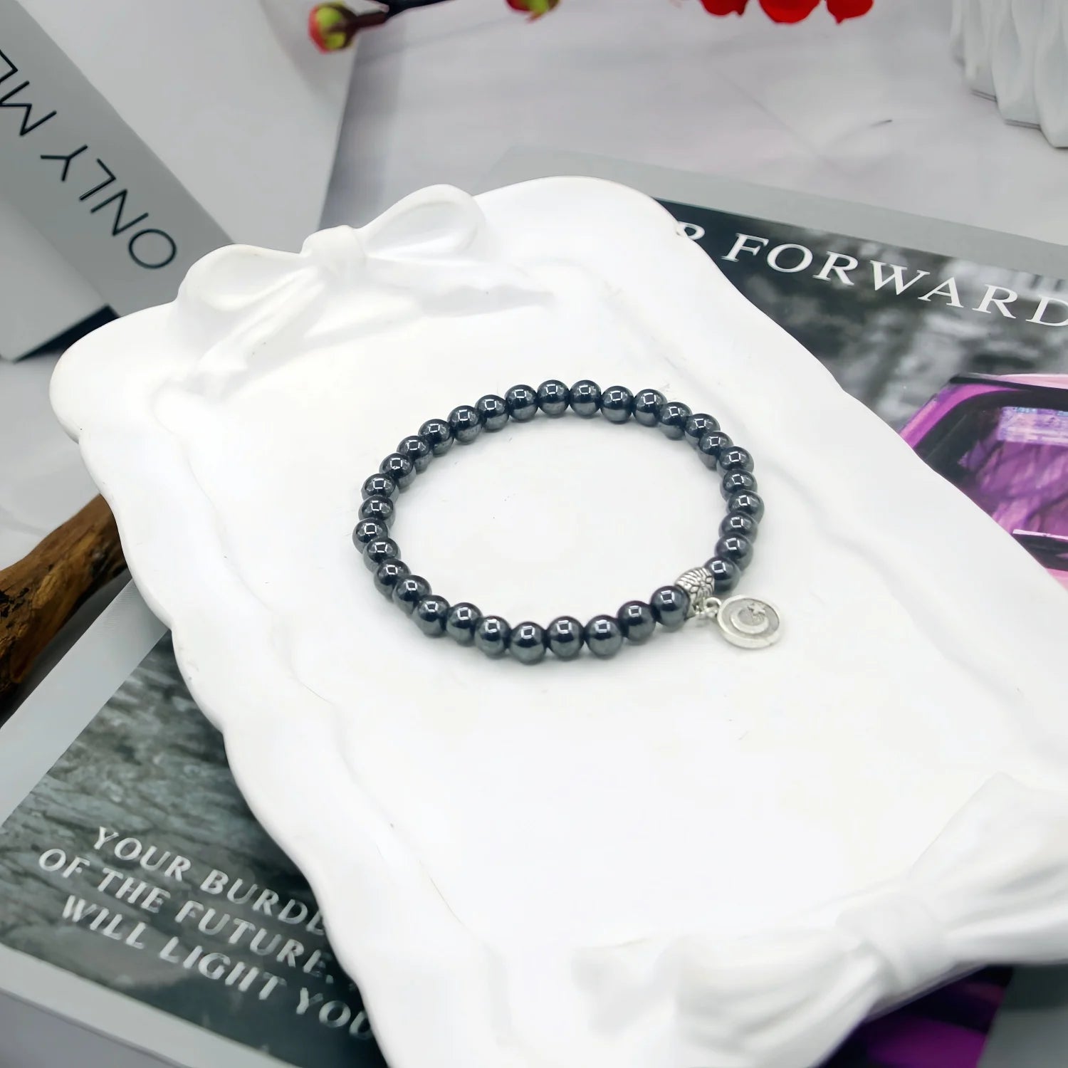 Prayer Beads Bracelet 33-Bead Tasbih Hematite Bracelets Islamic Jewelry Muslim Gifts Dhikr Beads Eid Gifts Ramadan