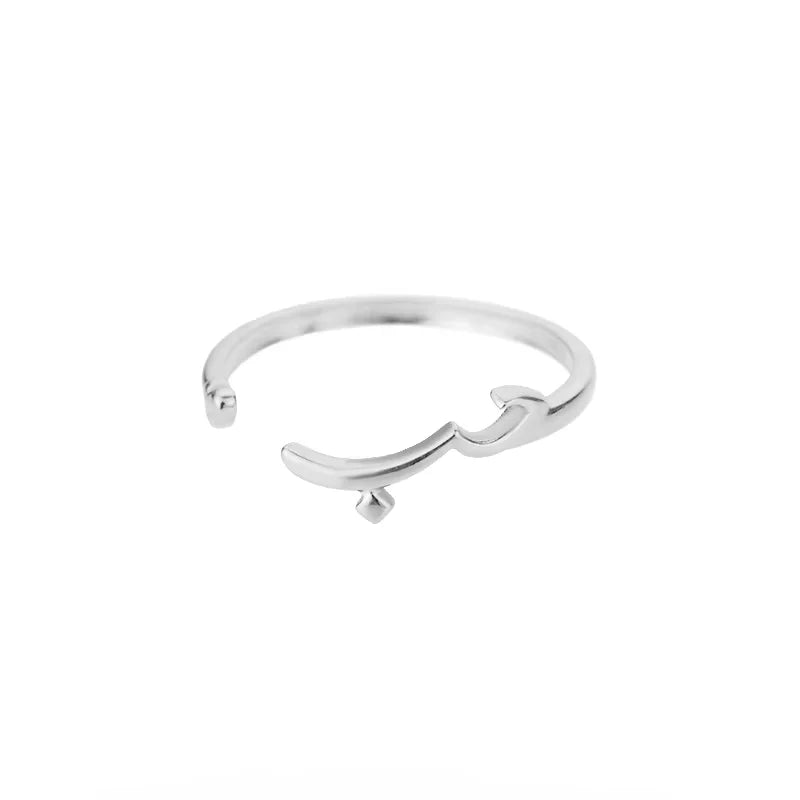 Arabic Islamic Muslim Allah Rings For Women Men Stainless Steel Gold Color Islam Religious Amulet Adjustable Ring Jewelry Gift